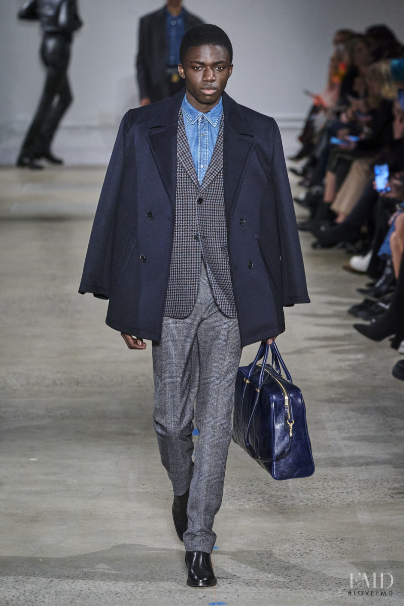 Jeremiah Berko Fourdjour featured in  the Zadig & Voltaire fashion show for Autumn/Winter 2020