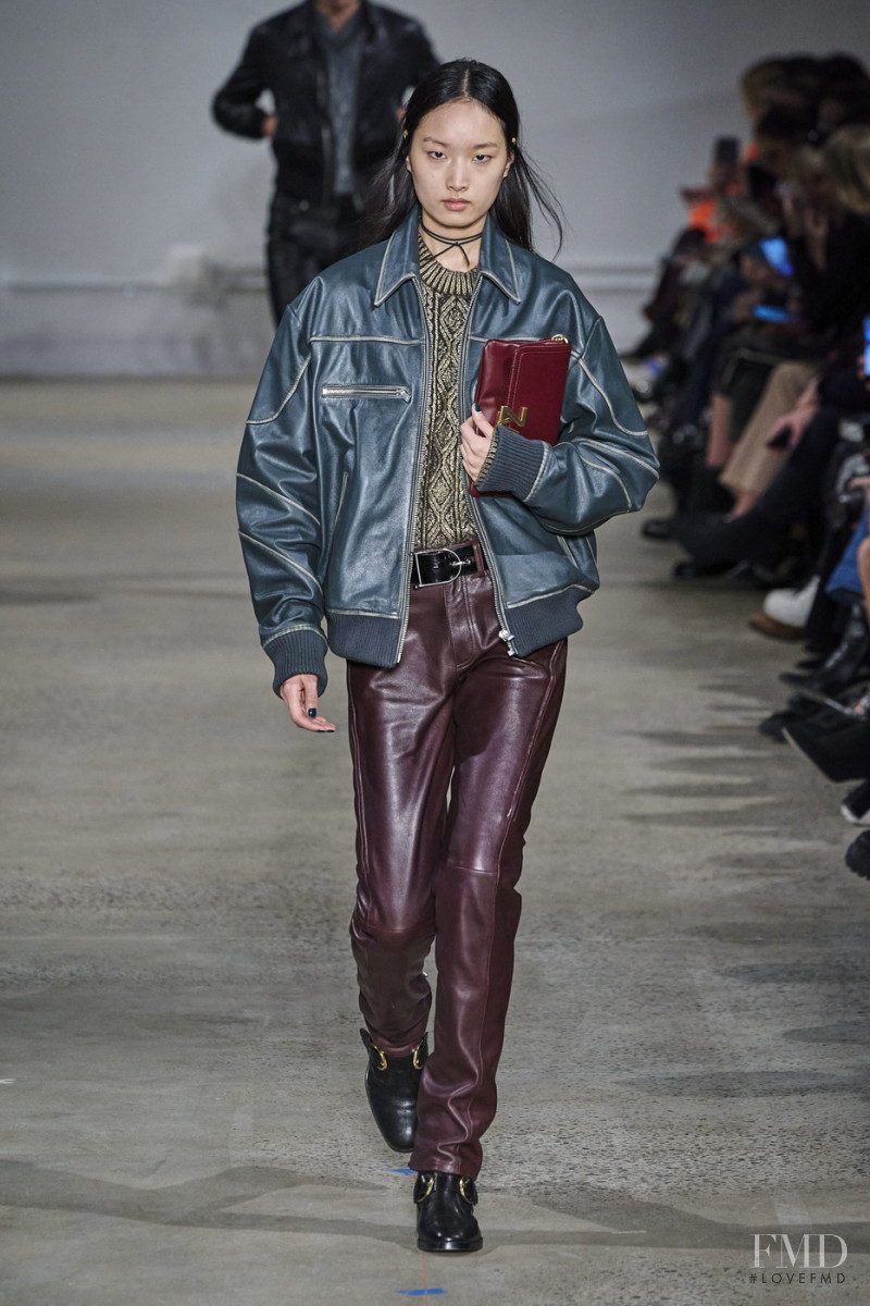 Wang Han featured in  the Zadig & Voltaire fashion show for Autumn/Winter 2020