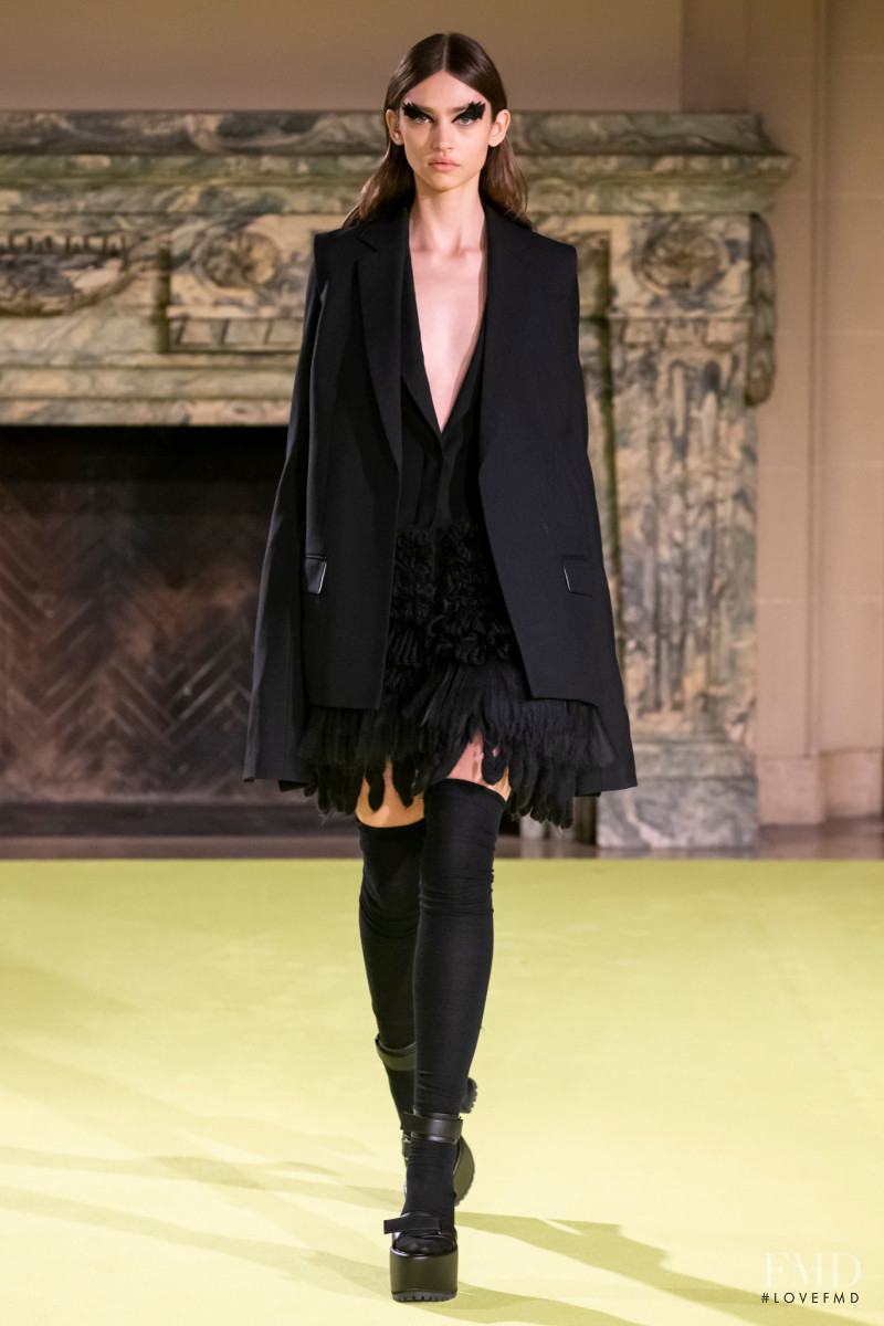 Krini Hernandez featured in  the Vera Wang fashion show for Autumn/Winter 2020