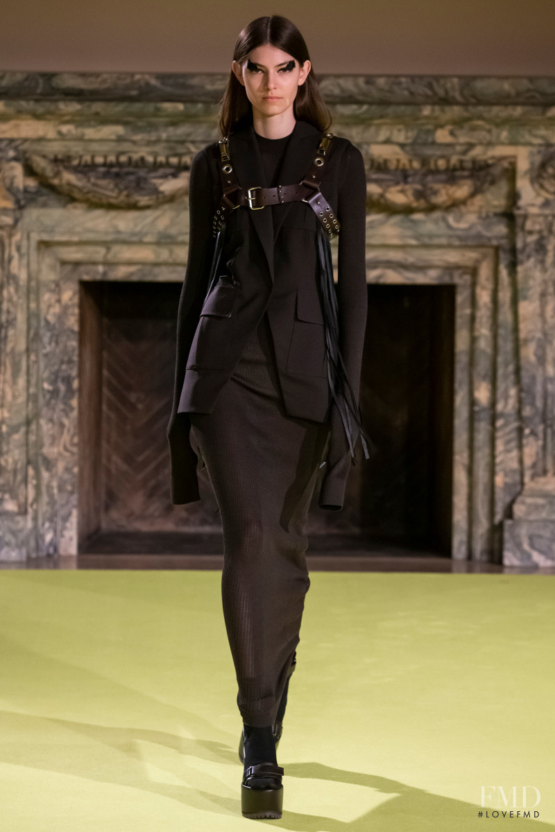 Alberte Mortensen featured in  the Vera Wang fashion show for Autumn/Winter 2020