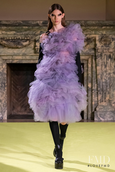 Julia Merkelbach featured in  the Vera Wang fashion show for Autumn/Winter 2020