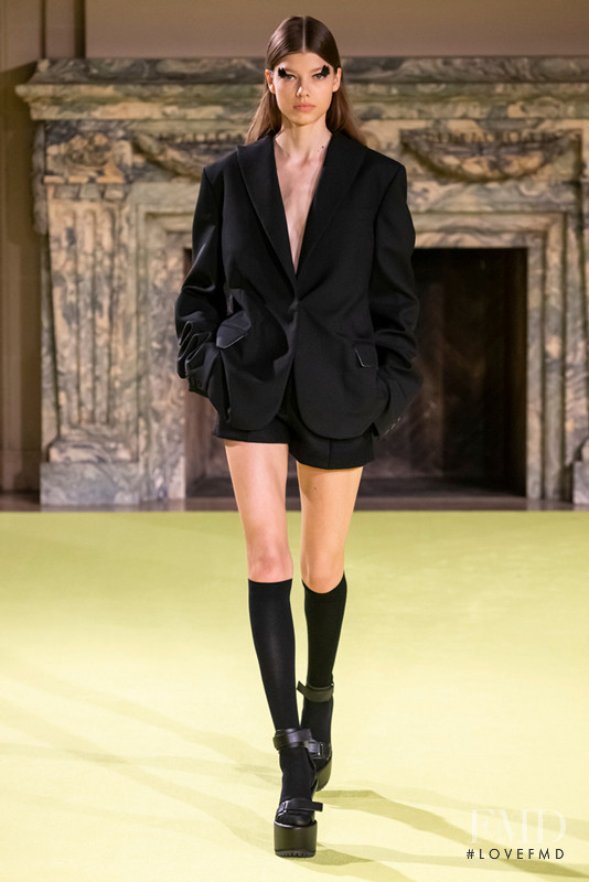 Mathilde Henning featured in  the Vera Wang fashion show for Autumn/Winter 2020