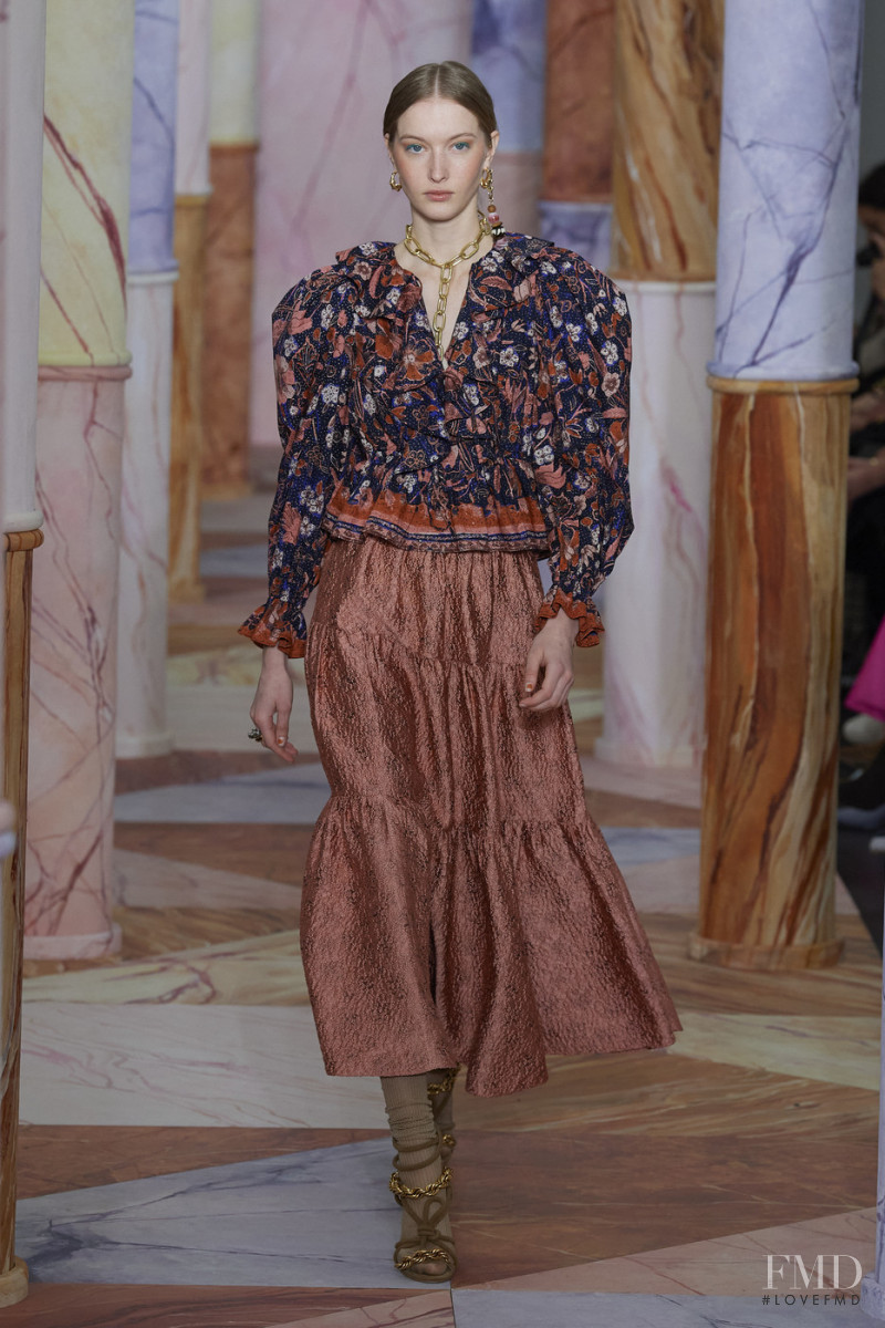 Kateryna Zub featured in  the Ulla Johnson fashion show for Autumn/Winter 2020