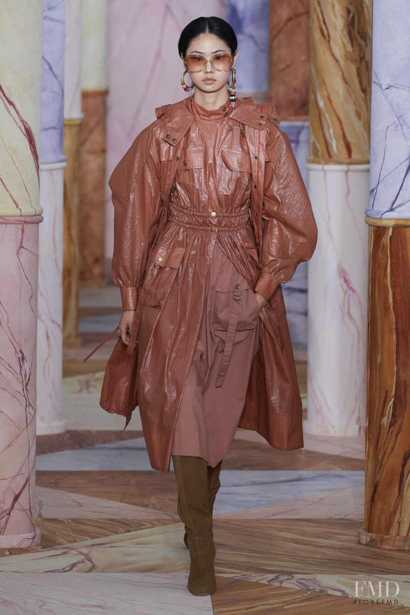 Sijia Kang featured in  the Ulla Johnson fashion show for Autumn/Winter 2020