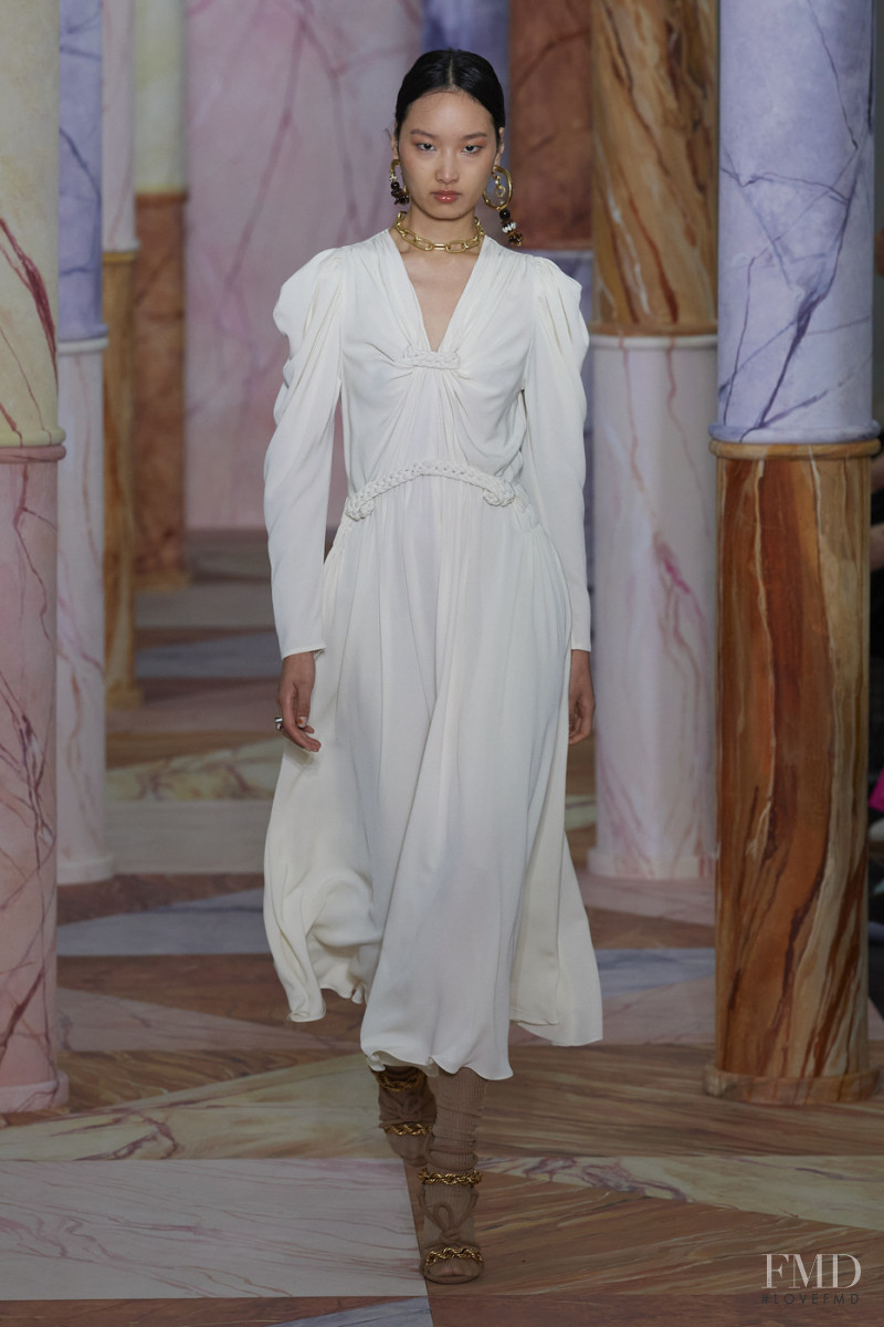 Wang Han featured in  the Ulla Johnson fashion show for Autumn/Winter 2020