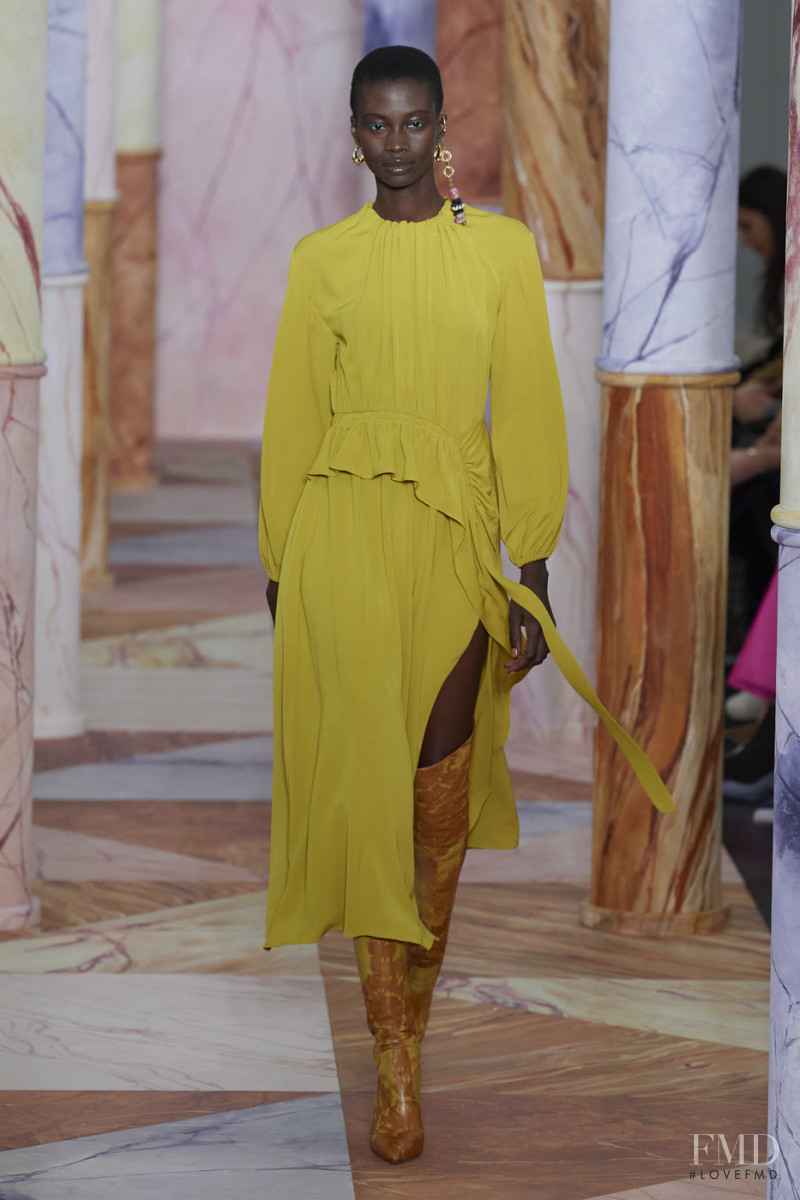 Fatou Jobe featured in  the Ulla Johnson fashion show for Autumn/Winter 2020