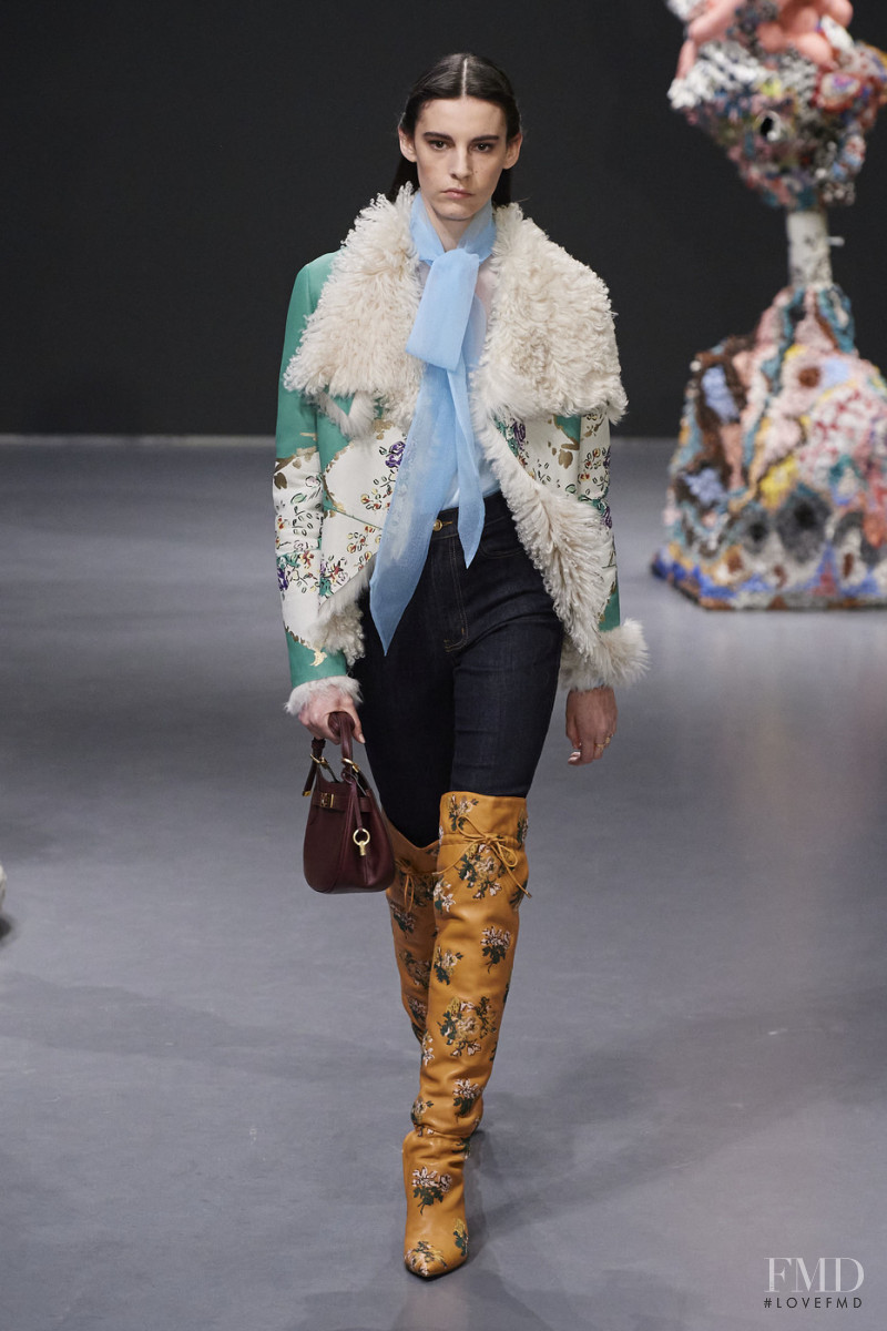 Cyrielle Lalande featured in  the Tory Burch fashion show for Autumn/Winter 2020