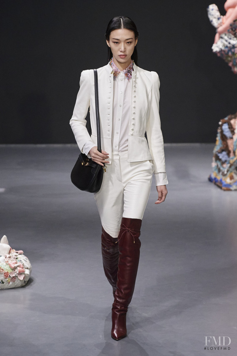 So Ra Choi featured in  the Tory Burch fashion show for Autumn/Winter 2020