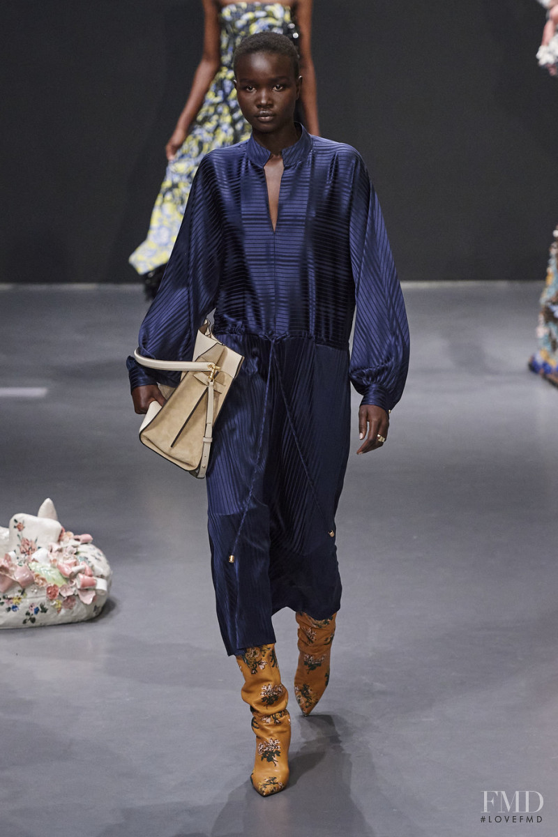 Akon Changkou featured in  the Tory Burch fashion show for Autumn/Winter 2020