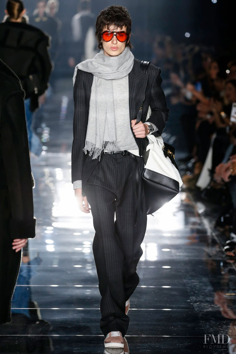 Joel Dent featured in  the Tom Ford fashion show for Autumn/Winter 2020