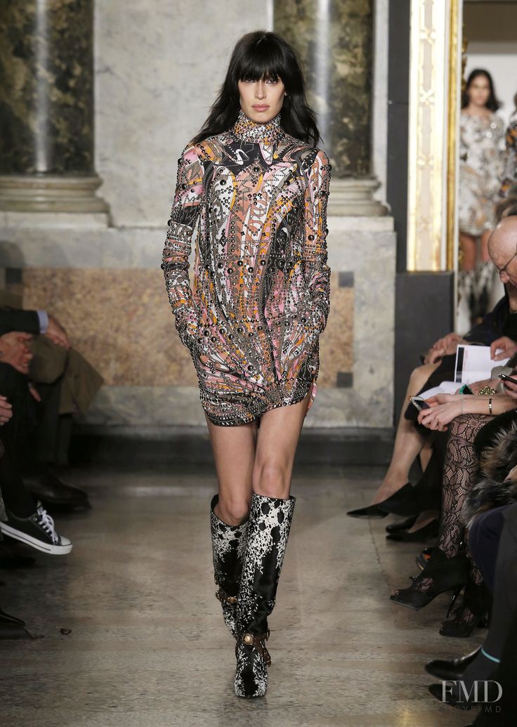 Sabrina Ioffreda featured in  the Pucci fashion show for Autumn/Winter 2014