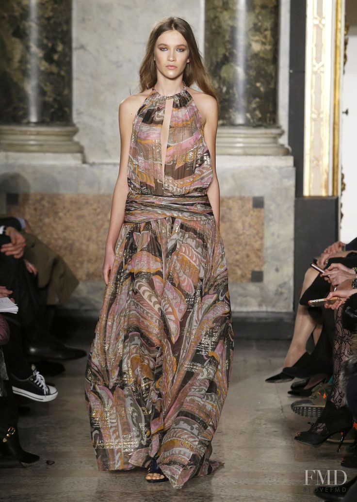 Paulina King featured in  the Pucci fashion show for Autumn/Winter 2014