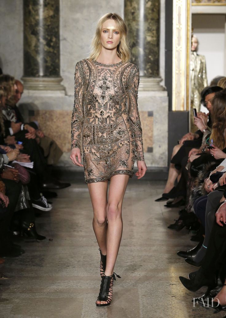 Daria Strokous featured in  the Pucci fashion show for Autumn/Winter 2014