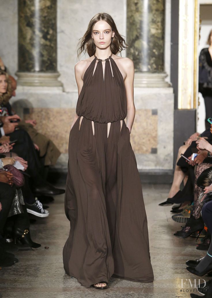 Mina Cvetkovic featured in  the Pucci fashion show for Autumn/Winter 2014