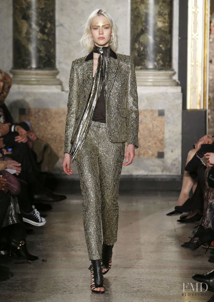 Sasha Luss featured in  the Pucci fashion show for Autumn/Winter 2014