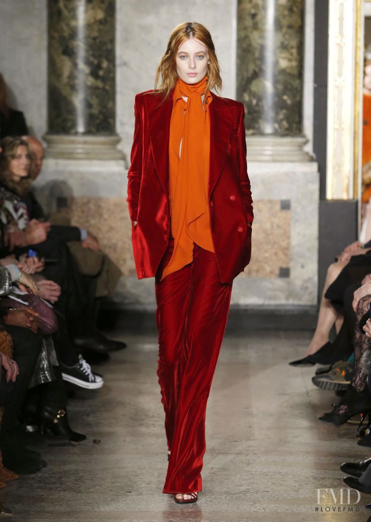 Thairine García featured in  the Pucci fashion show for Autumn/Winter 2014