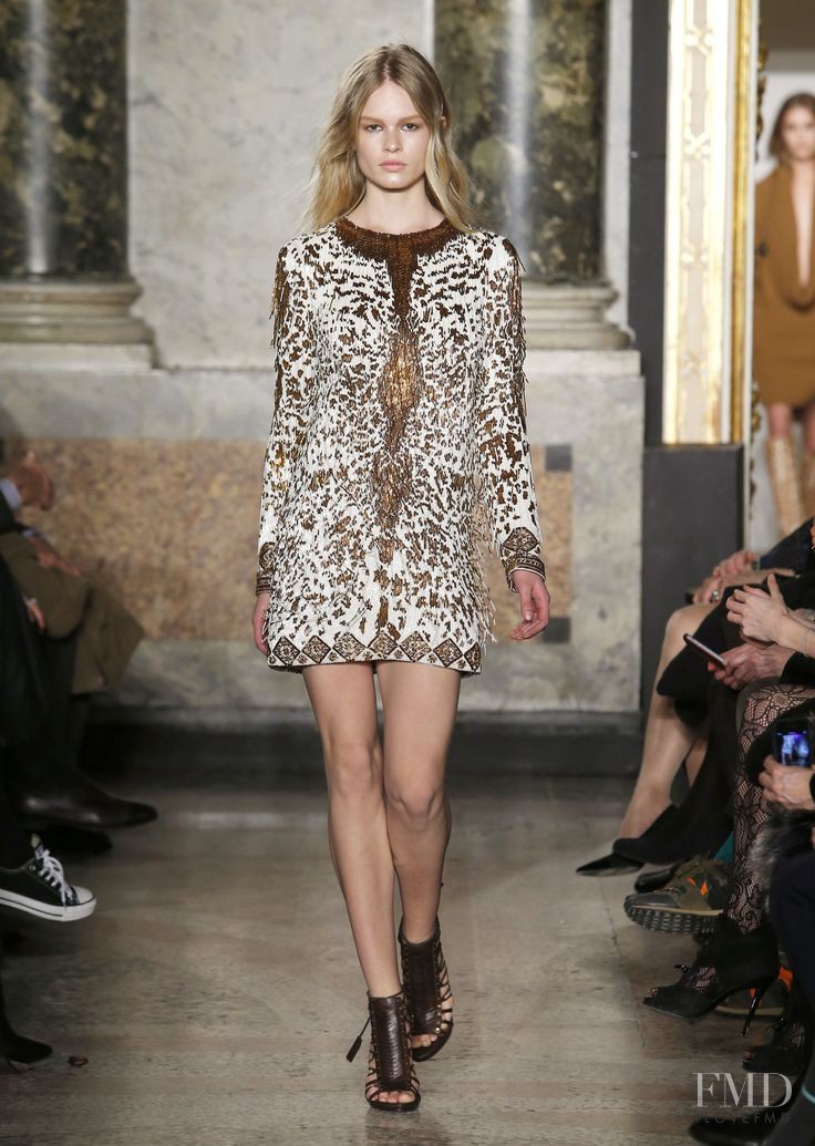 Anna Ewers featured in  the Pucci fashion show for Autumn/Winter 2014