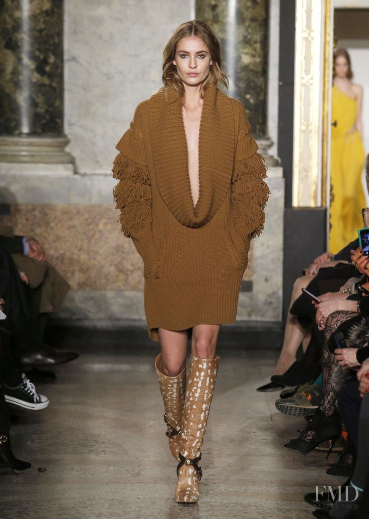Nadja Bender featured in  the Pucci fashion show for Autumn/Winter 2014