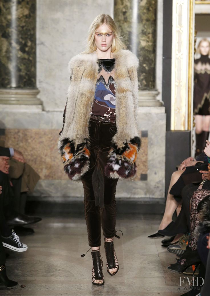 Charlene Hoegger featured in  the Pucci fashion show for Autumn/Winter 2014