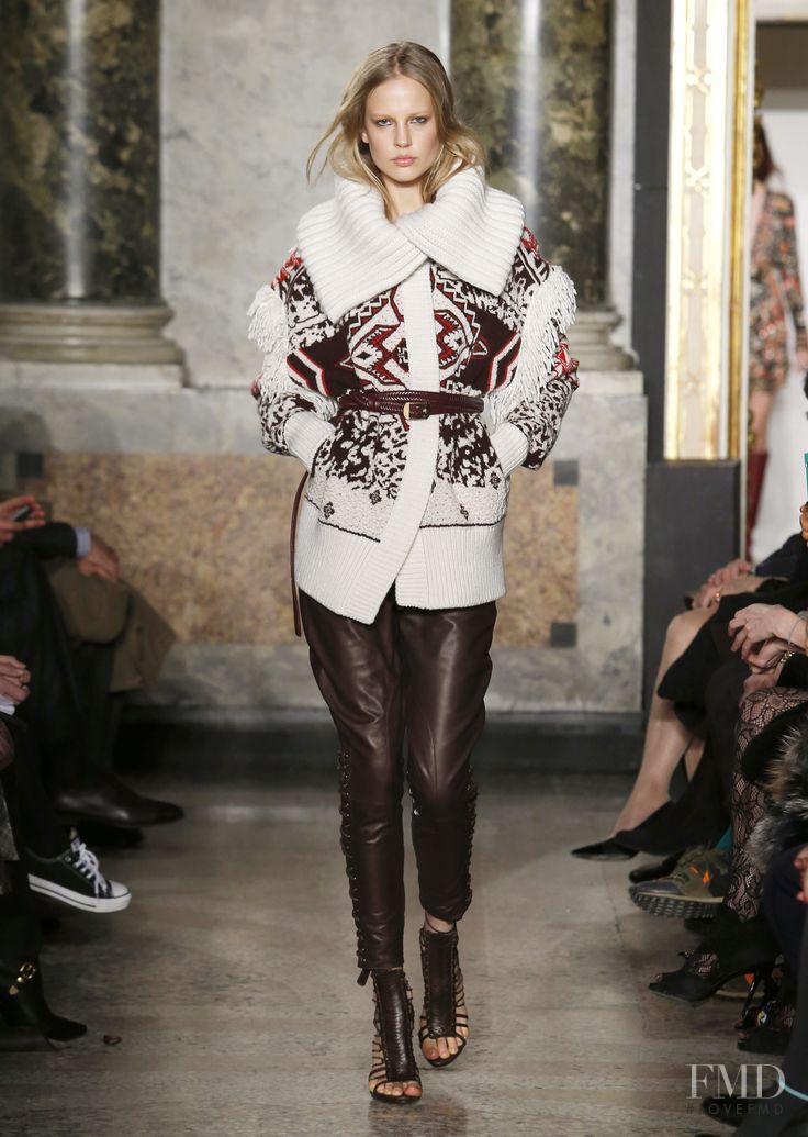 Elisabeth Erm featured in  the Pucci fashion show for Autumn/Winter 2014