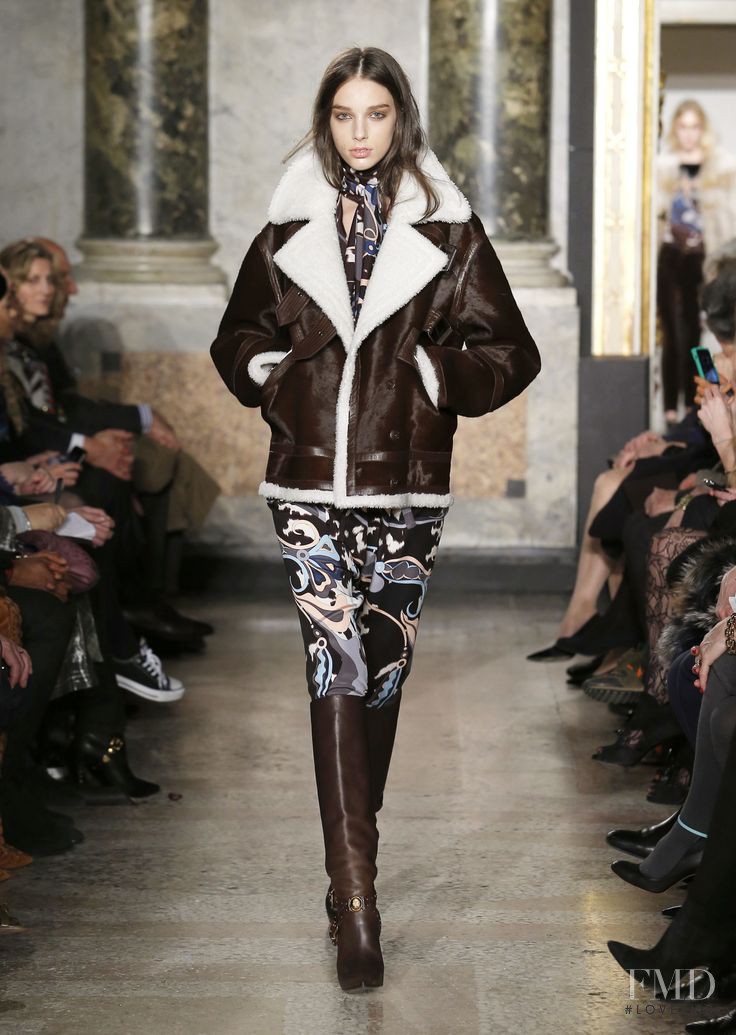 Larissa Marchiori featured in  the Pucci fashion show for Autumn/Winter 2014