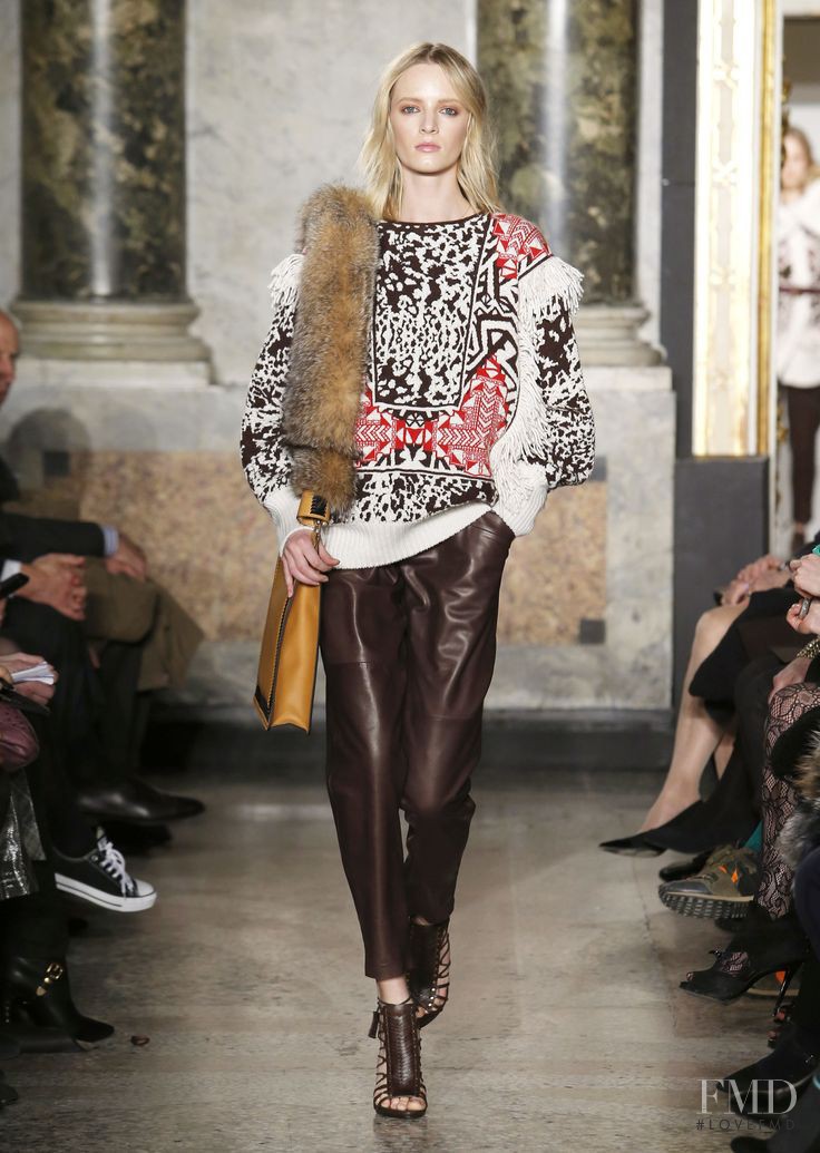 Daria Strokous featured in  the Pucci fashion show for Autumn/Winter 2014