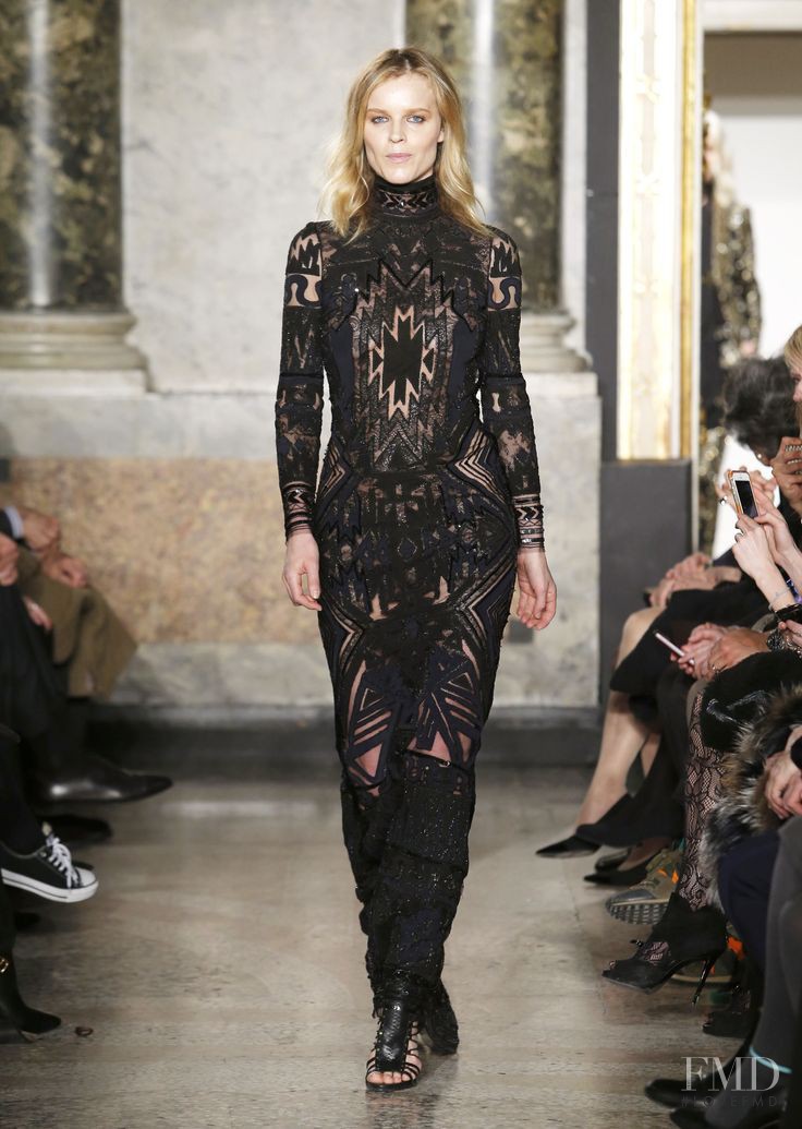 Eva Herzigova featured in  the Pucci fashion show for Autumn/Winter 2014