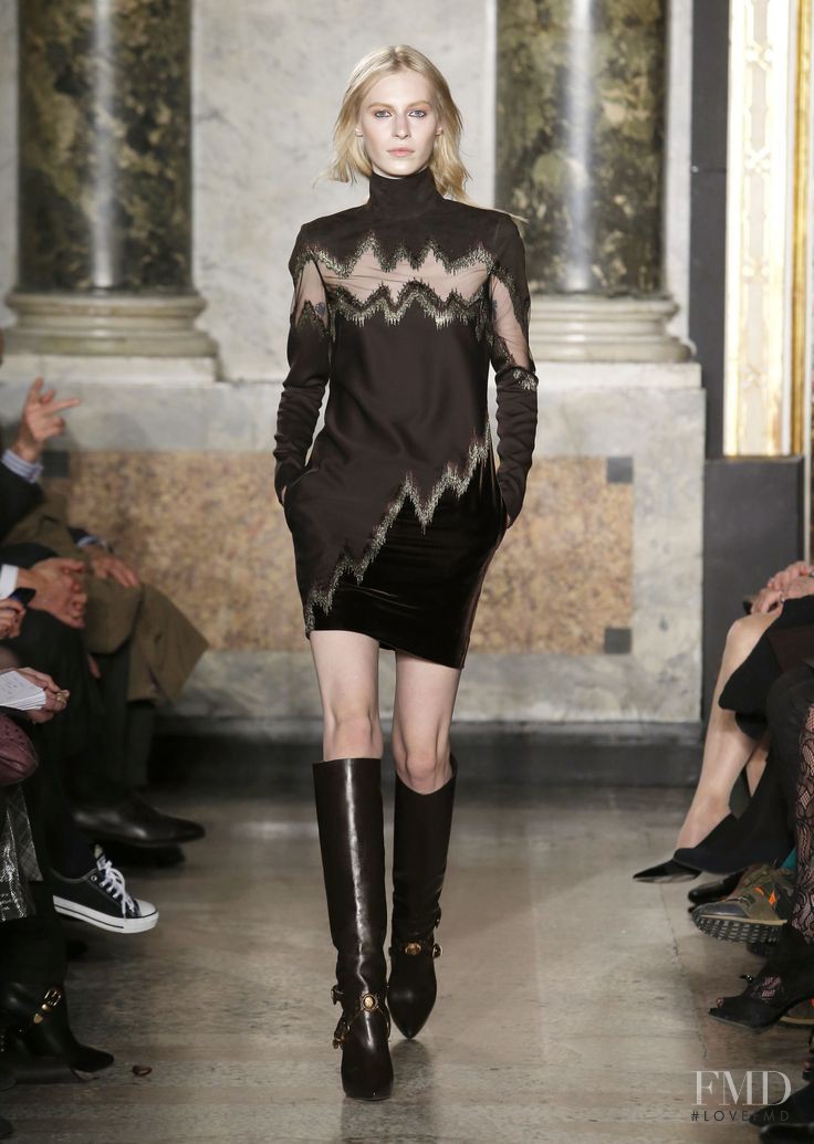 Julia Nobis featured in  the Pucci fashion show for Autumn/Winter 2014