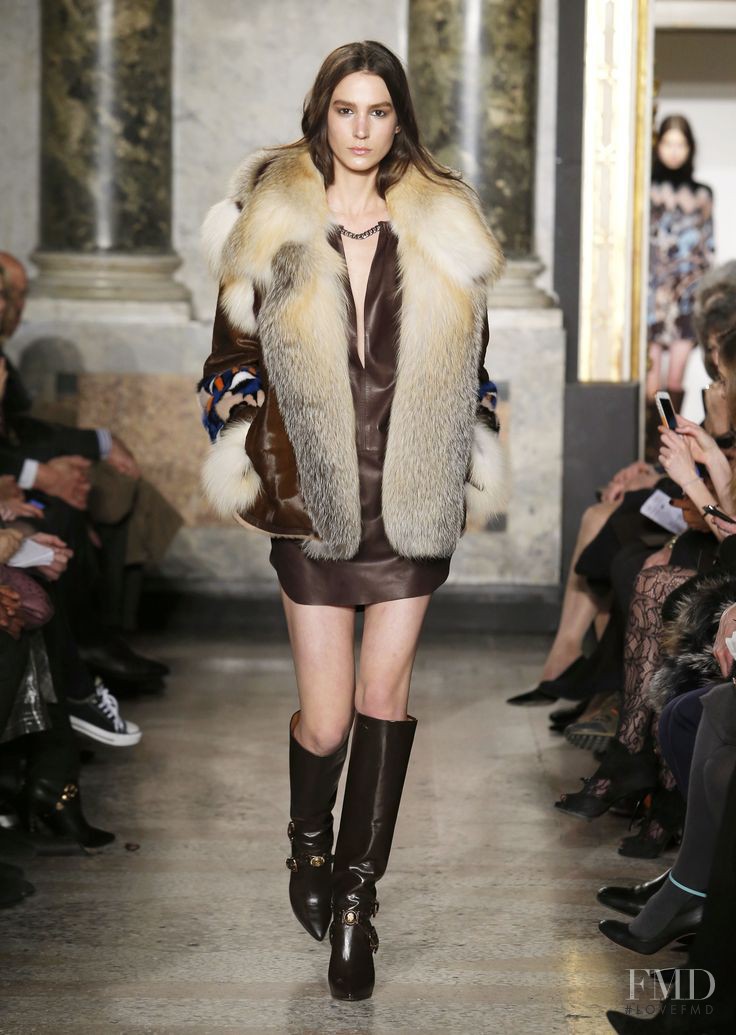 Mijo Mihaljcic featured in  the Pucci fashion show for Autumn/Winter 2014