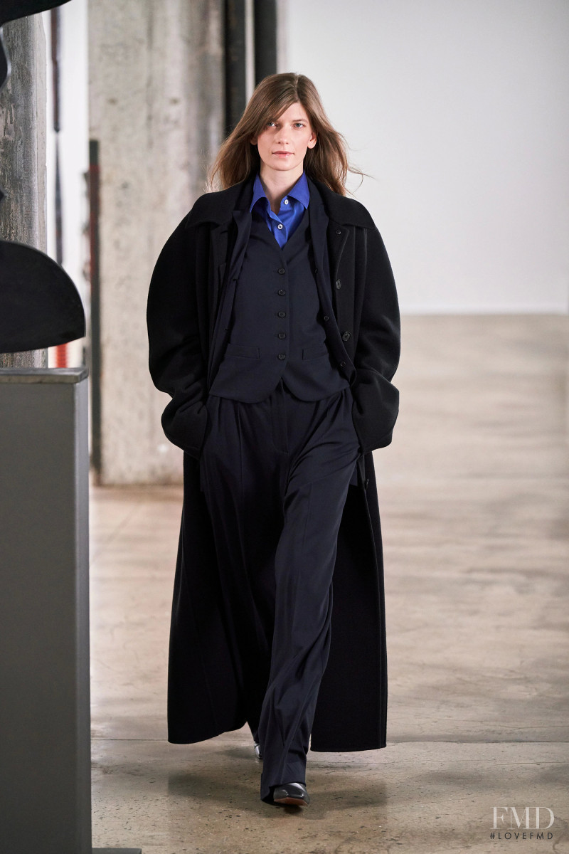 Valerija Kelava featured in  the The Row fashion show for Autumn/Winter 2020
