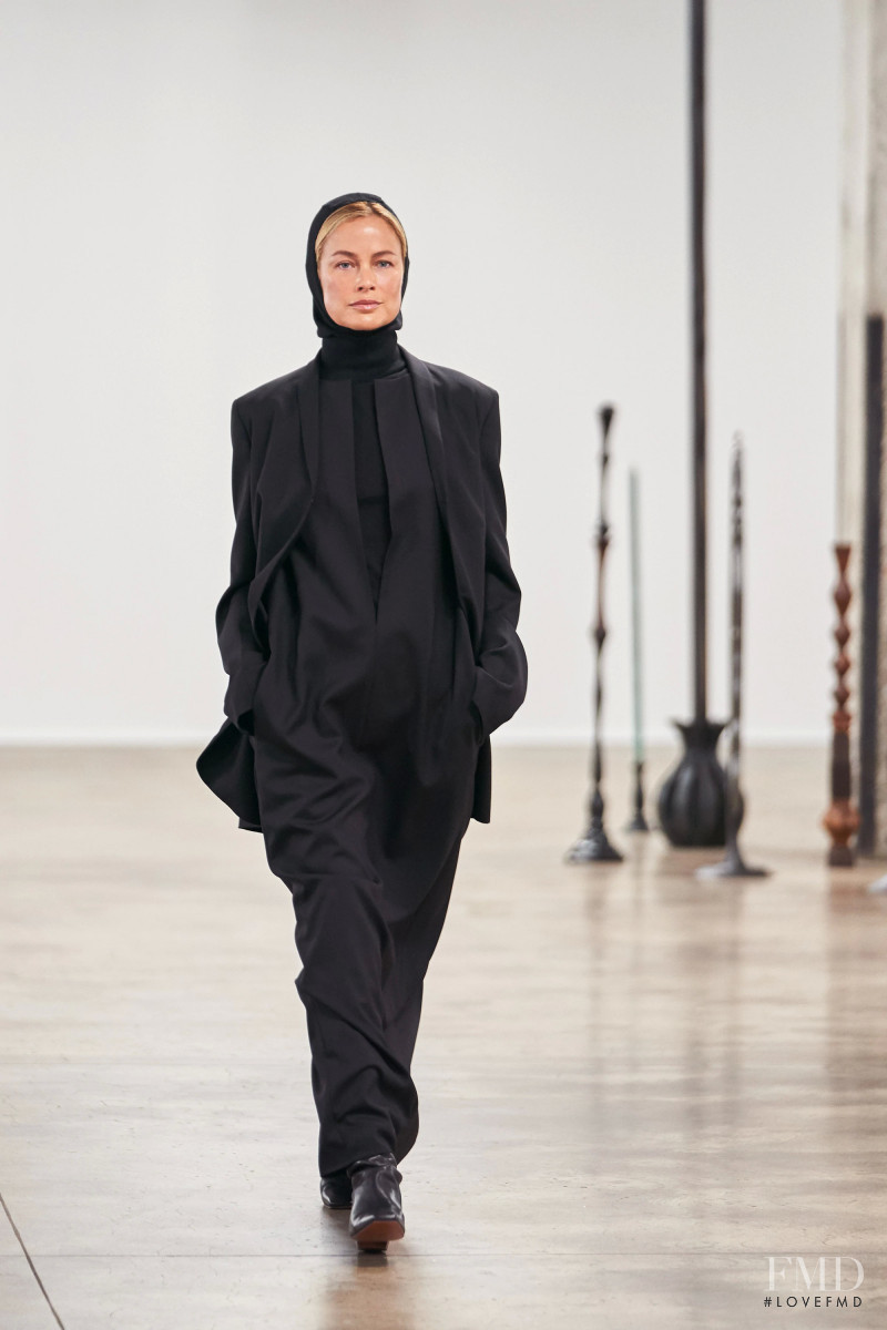 Carolyn Murphy featured in  the The Row fashion show for Autumn/Winter 2020