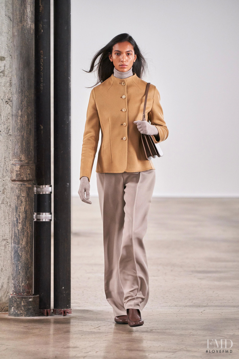 Mayara Moreno featured in  the The Row fashion show for Autumn/Winter 2020