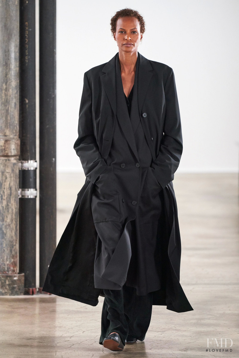 Yasmin Warsame featured in  the The Row fashion show for Autumn/Winter 2020