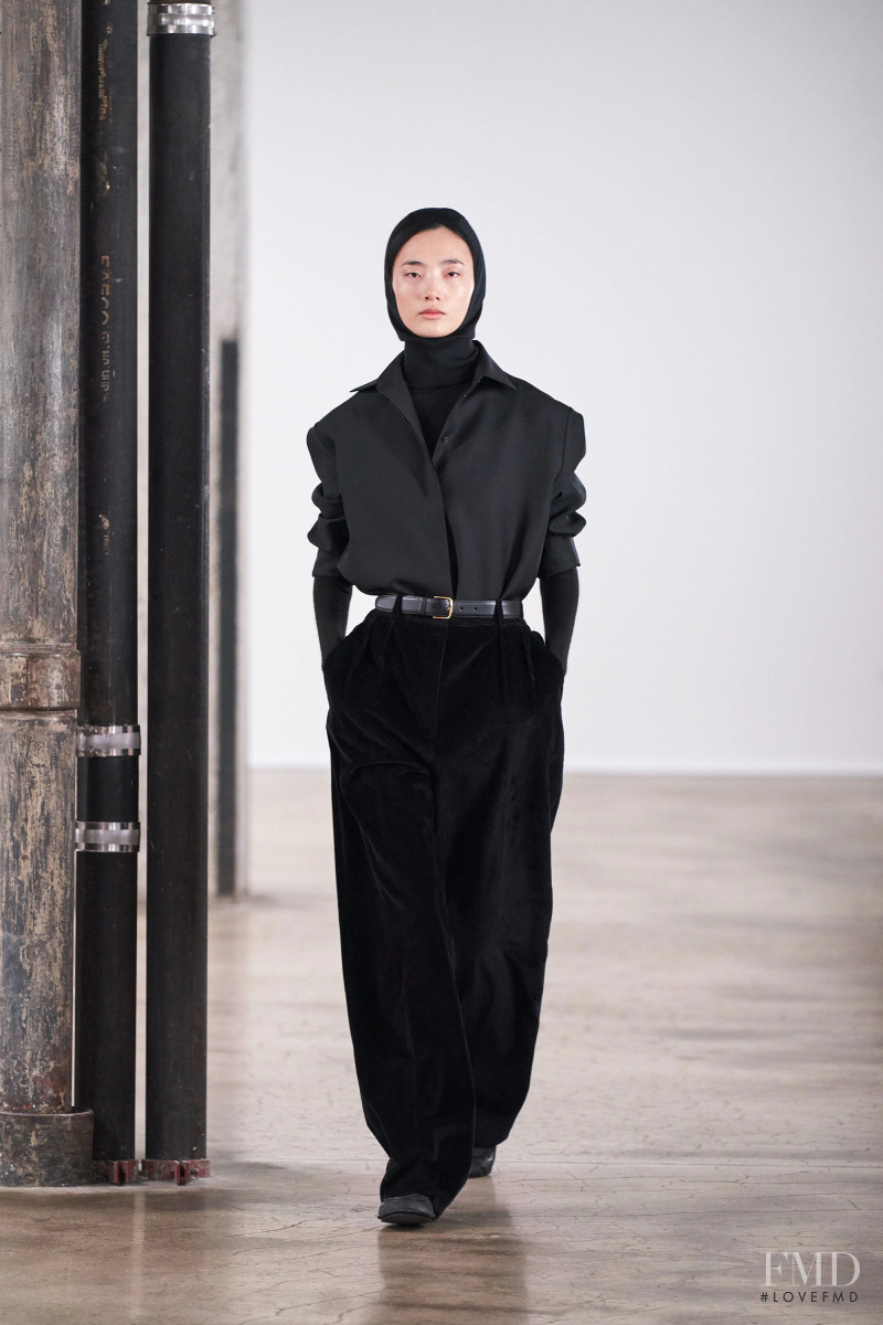 Liu Huan featured in  the The Row fashion show for Autumn/Winter 2020