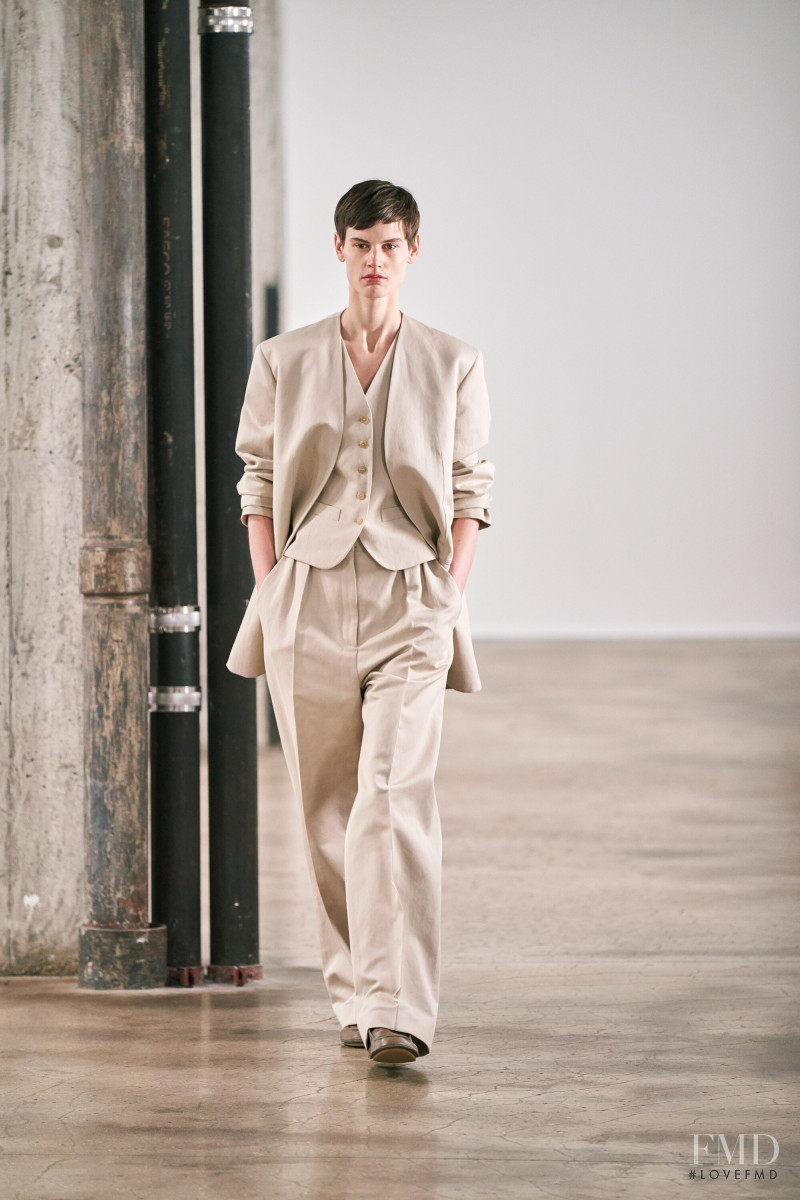 Saskia de Brauw featured in  the The Row fashion show for Autumn/Winter 2020