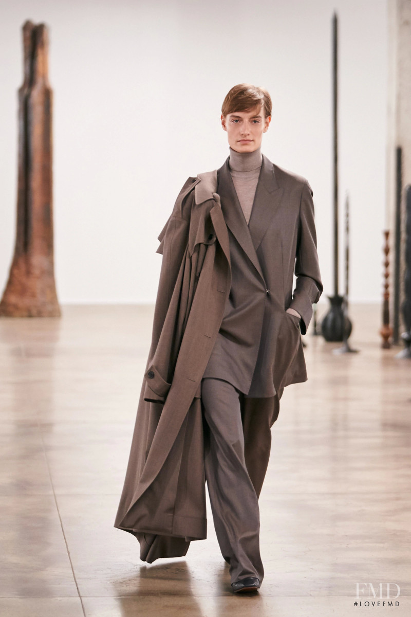 Veronika Kunz featured in  the The Row fashion show for Autumn/Winter 2020