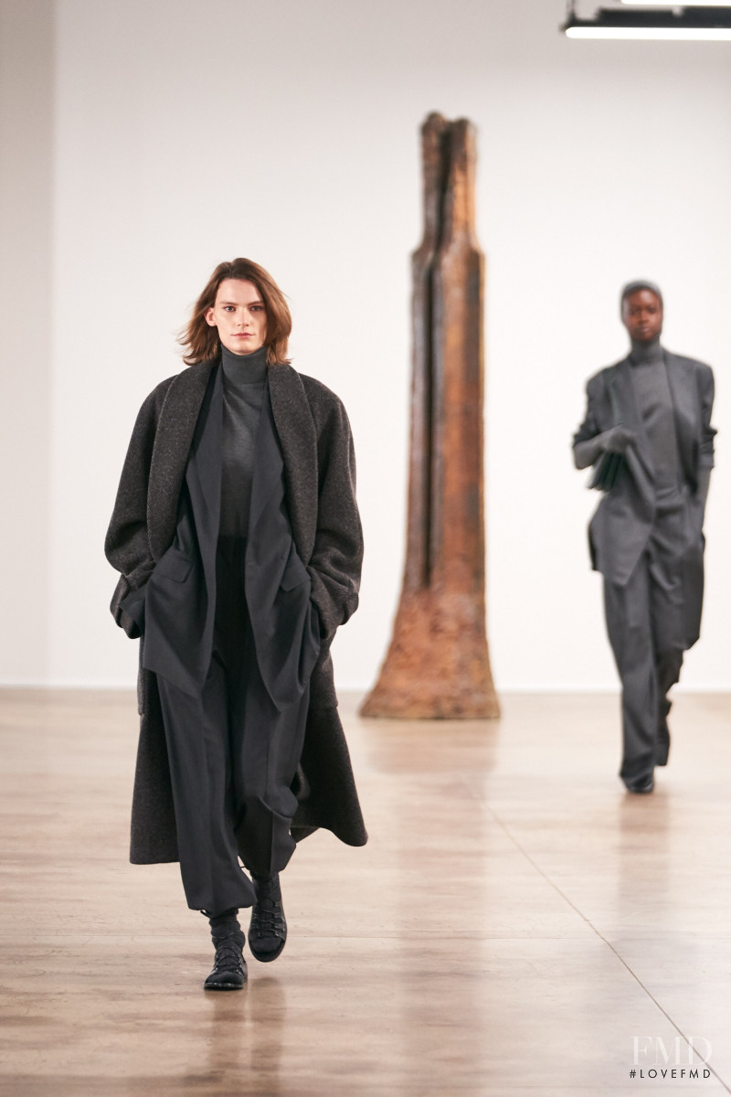 Lena Hardt featured in  the The Row fashion show for Autumn/Winter 2020