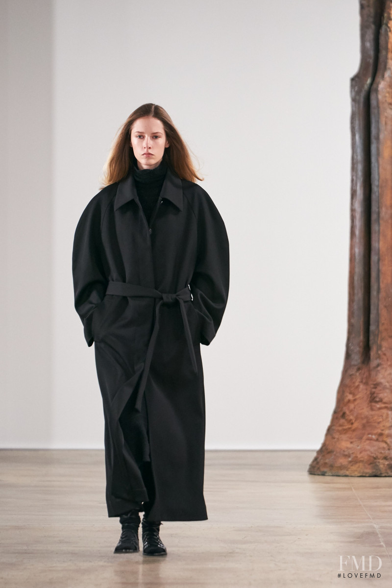 Maria Zakrzewska featured in  the The Row fashion show for Autumn/Winter 2020