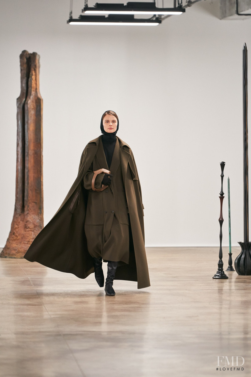 Vasilisa Pavlova featured in  the The Row fashion show for Autumn/Winter 2020