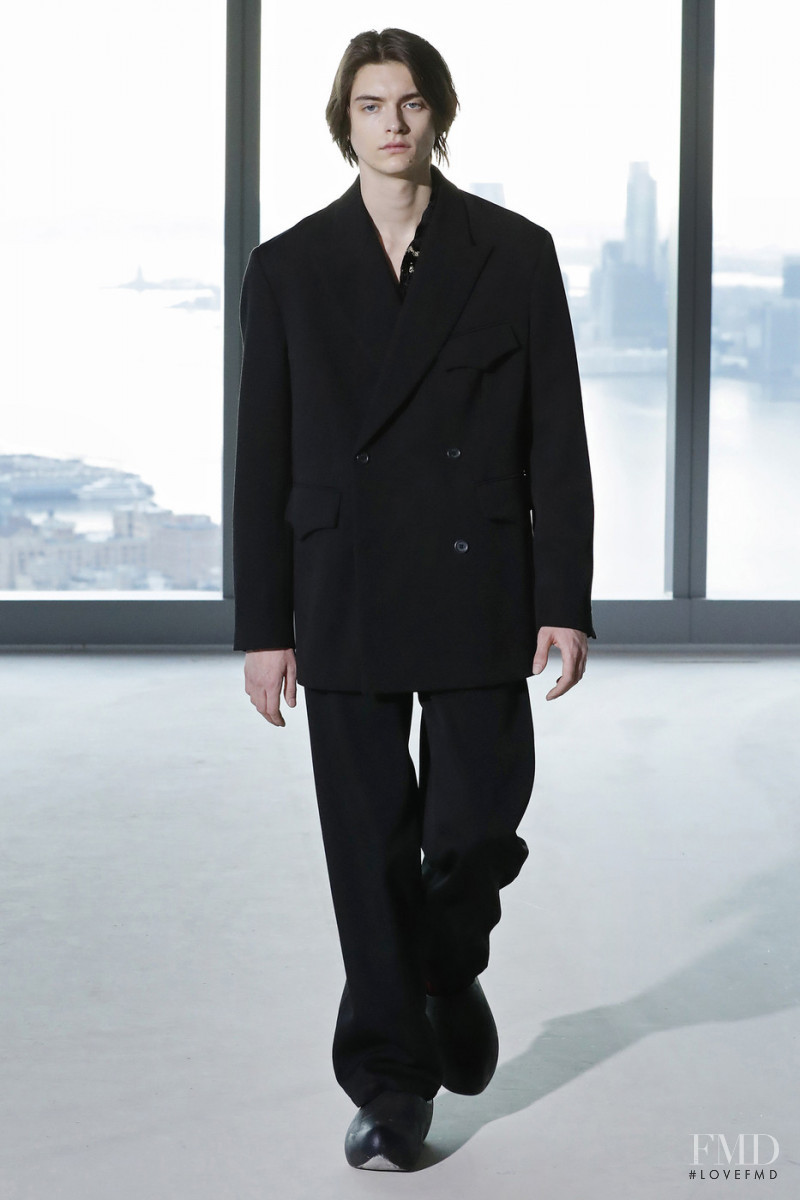 Dylan Christensen featured in  the Sies Marjan fashion show for Autumn/Winter 2020
