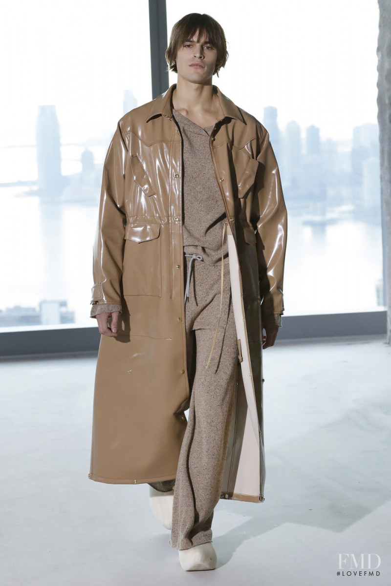 Parker van Noord featured in  the Sies Marjan fashion show for Autumn/Winter 2020