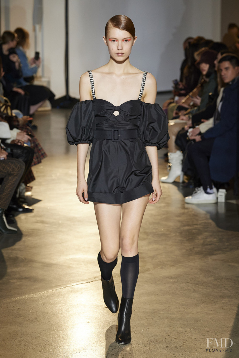 Yeva Podurian featured in  the Self Portrait fashion show for Autumn/Winter 2020