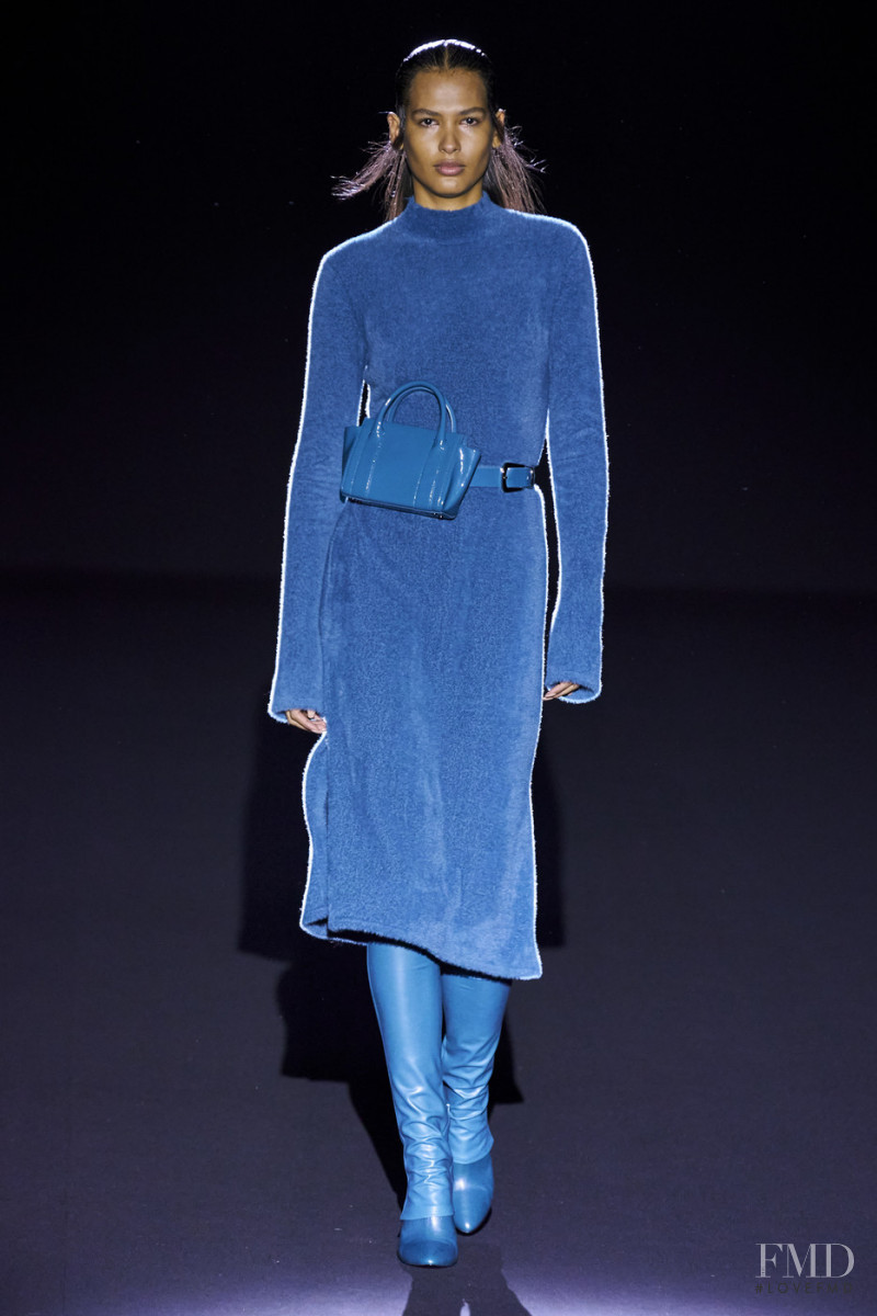 Thayna Santos Silva featured in  the Sally LaPointe fashion show for Autumn/Winter 2020
