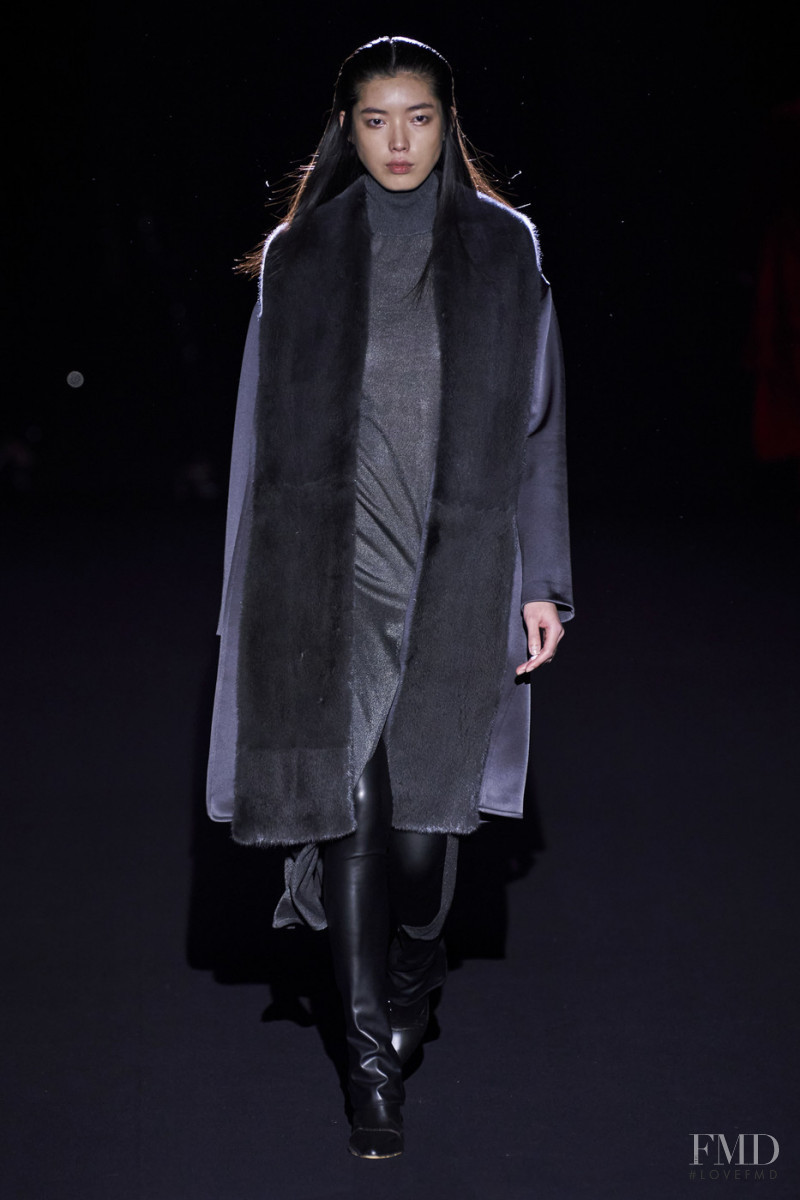 Hsu Chen featured in  the Sally LaPointe fashion show for Autumn/Winter 2020