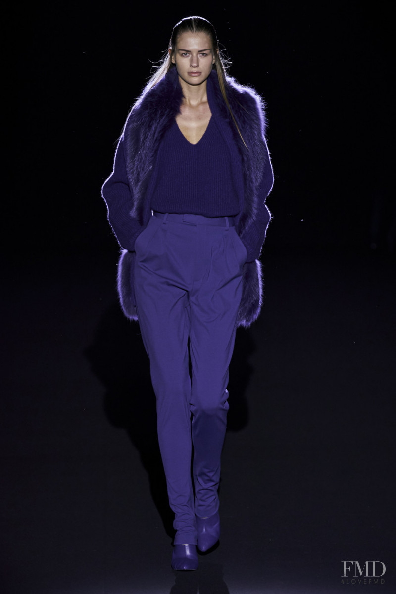 Alena Frolova featured in  the Sally LaPointe fashion show for Autumn/Winter 2020