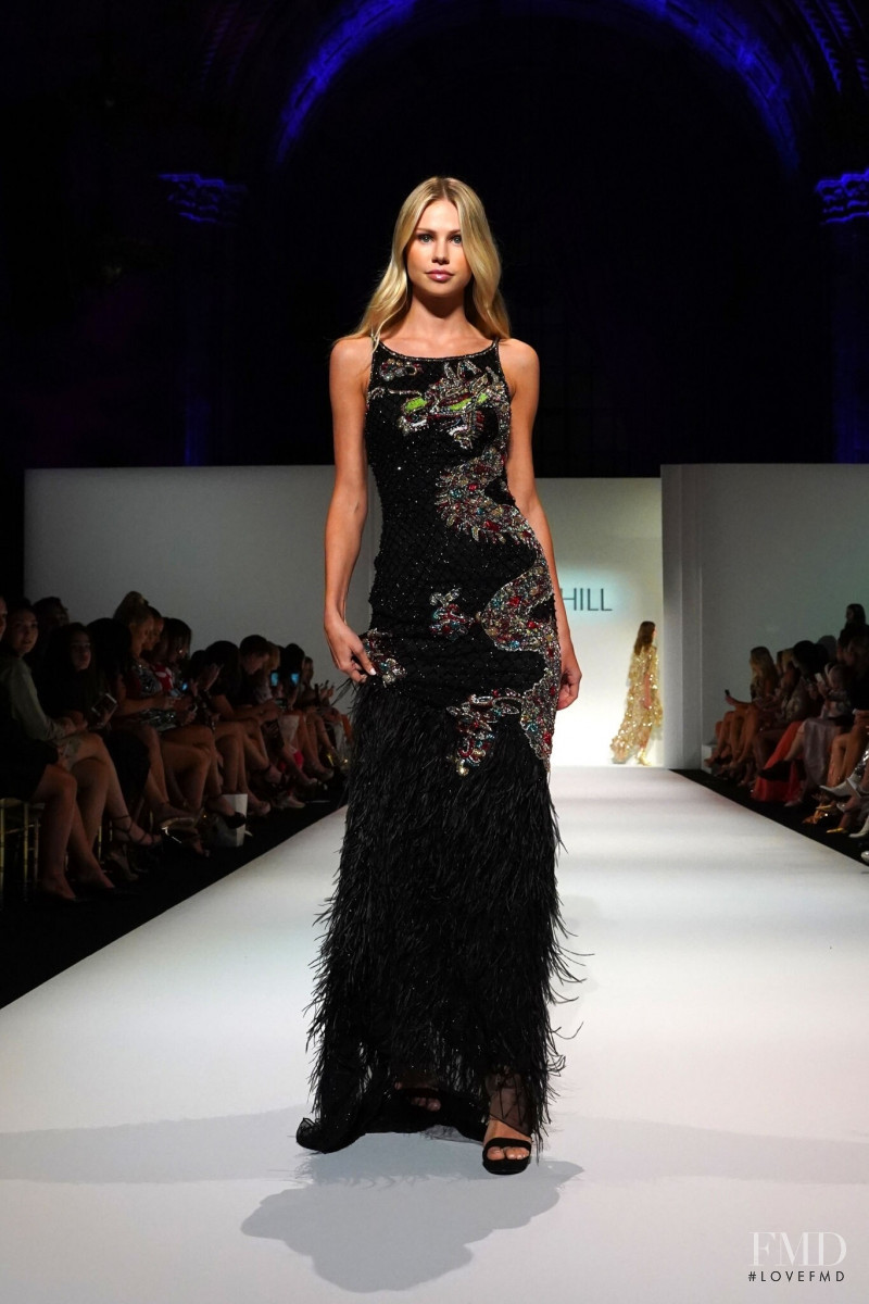 Scarlett Leithold featured in  the Sherri Hill fashion show for Spring/Summer 2020