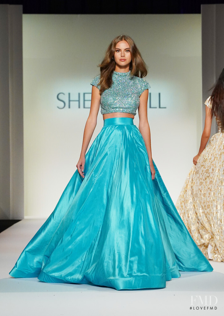 Kate Demianova featured in  the Sherri Hill fashion show for Spring/Summer 2020