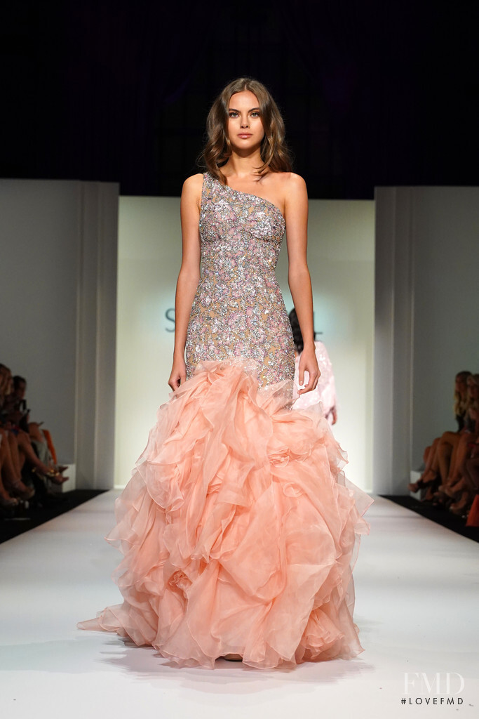 Kate Demianova featured in  the Sherri Hill fashion show for Spring/Summer 2020