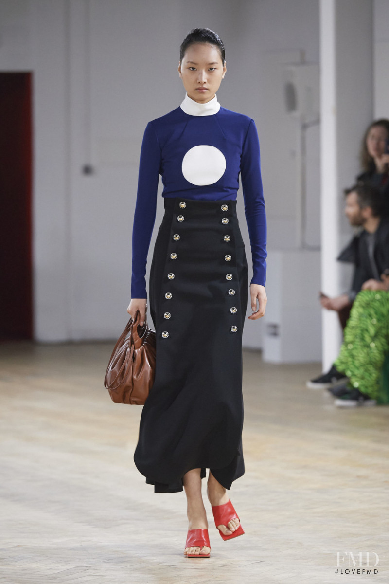 Wang Han featured in  the A.W.A.K.E. by Natalia Alaverdian fashion show for Autumn/Winter 2020