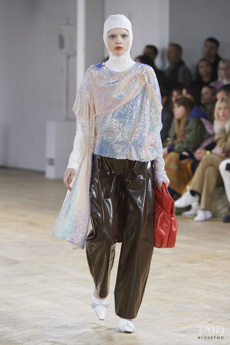 Sedona Legge featured in  the A.W.A.K.E. by Natalia Alaverdian fashion show for Autumn/Winter 2020